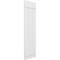 Ekena Millwork True Fit PVC Three Board Spaced Board-n-Batten Shutters, White, 17 1/8W x 32H, PR TFP101SBF17X032WH - alternate 2